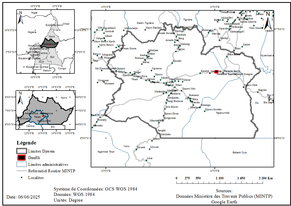 Localisation Danfili
